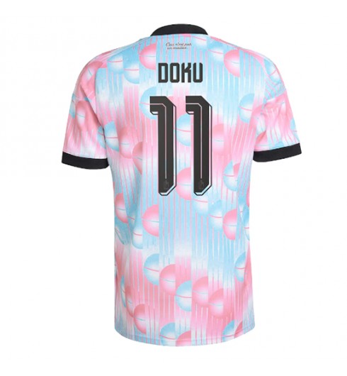 Belgie Jeremy Doku #11 Venkovní Dres MS 2026 Krátký Rukáv Belgie Jeremy Doku #11 Venkovní Dres MS 2026 Krátký Rukáv